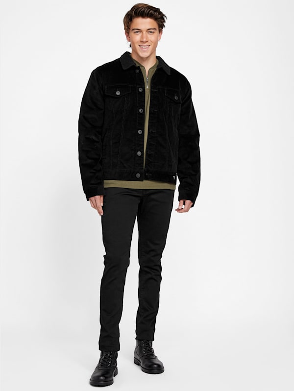 Guess suede jacket mens online