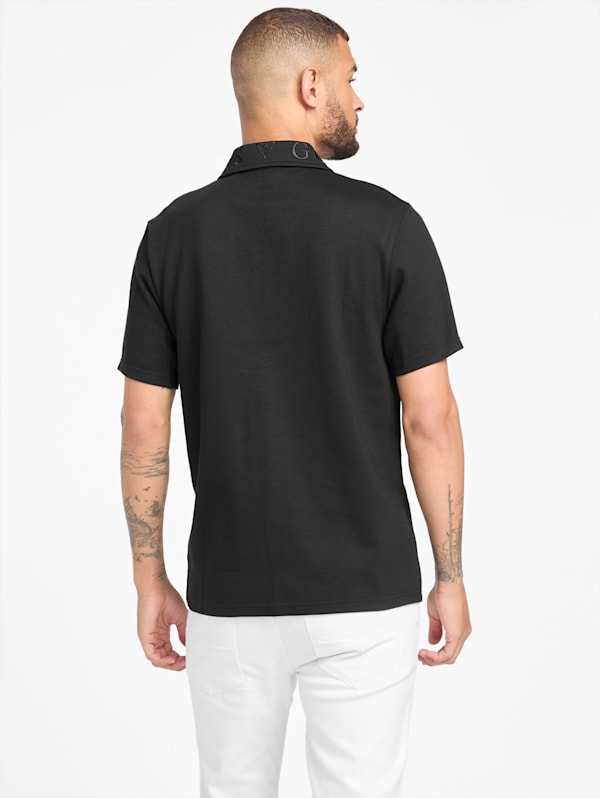 Leroy Zip Polo | GUESS Factory