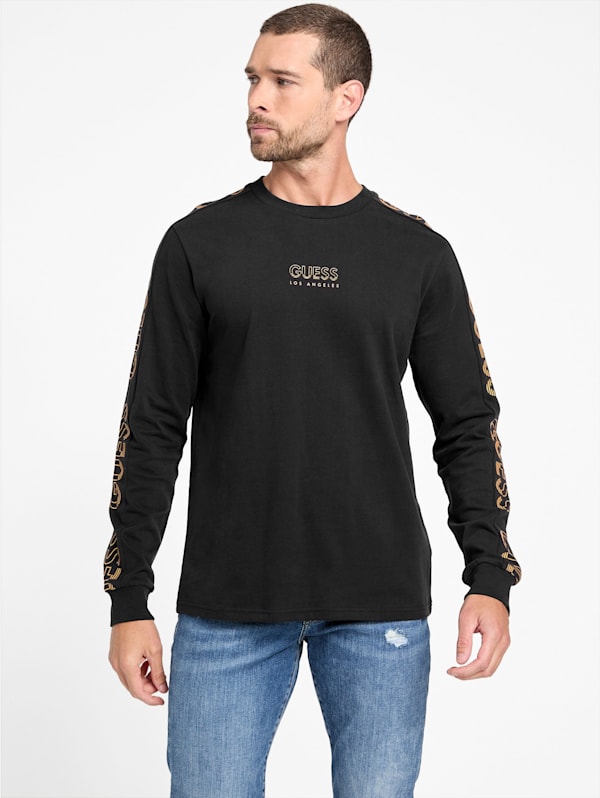 Factory Eco Wayne Long sleeve Tee Black M