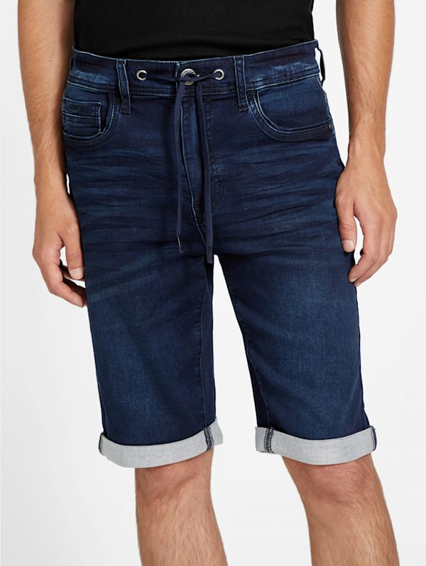 Guess men's denim shorts sales