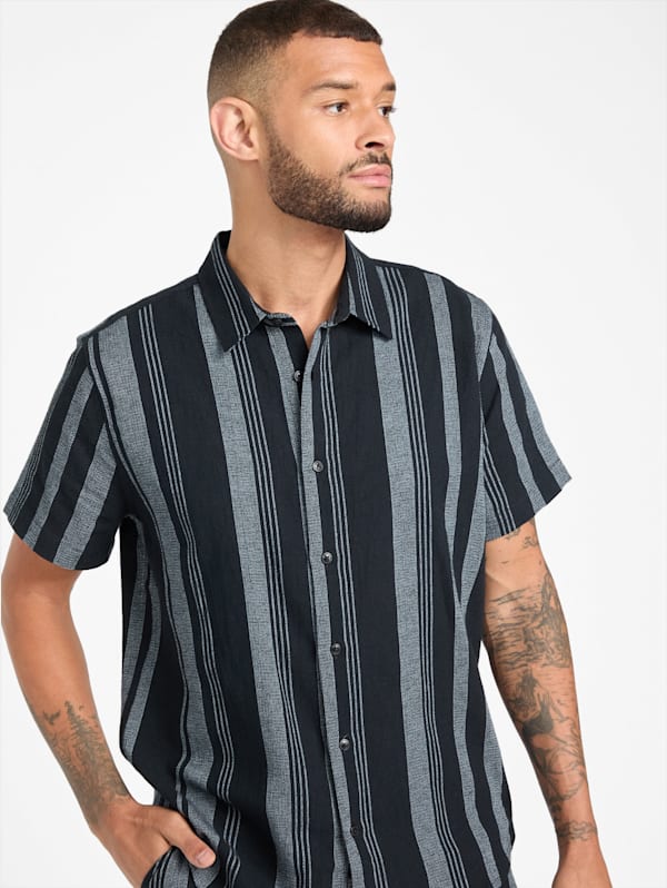 Jerry Striped Shirt GUESS Factory Ca