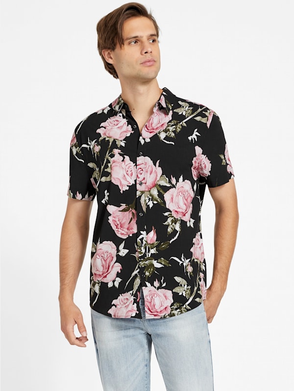 Factory Bane Rose Shirt Black M
