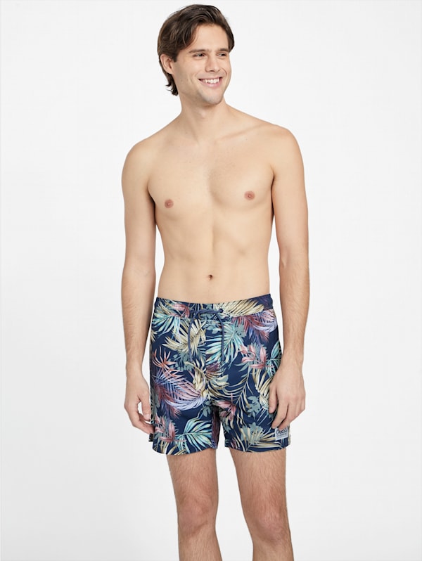 Rickar Foliage Swim Shorts GUESS Factory Ca