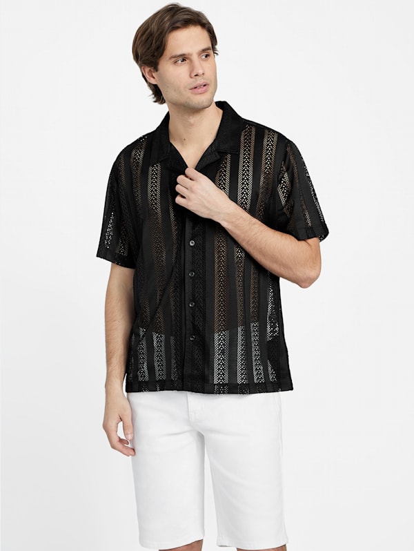 Guess mesh shirt discount