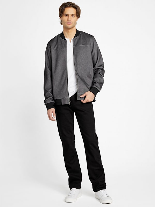 Giovanni Textured Flight Jacket | GUESS Factory