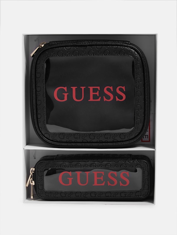 Charlestown Logo Toiletry Bag Set GUESS Factory Ca