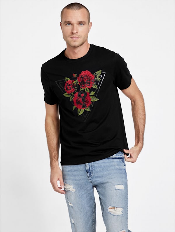 Eco Jarold Rose Logo Tee GUESS Factory