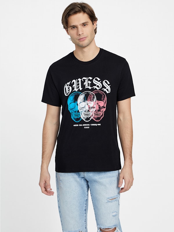 Guess printed t shirt top