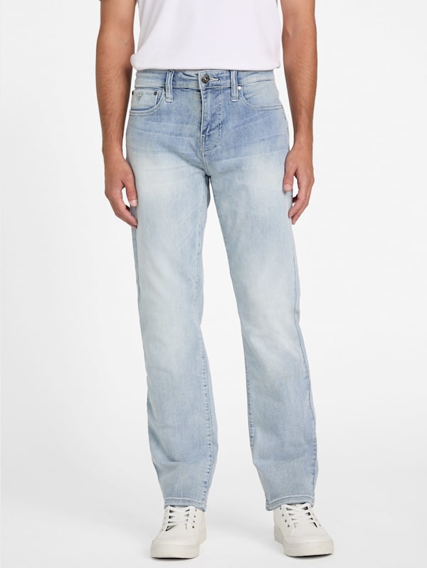 Men's Straight Jeans, Light blue