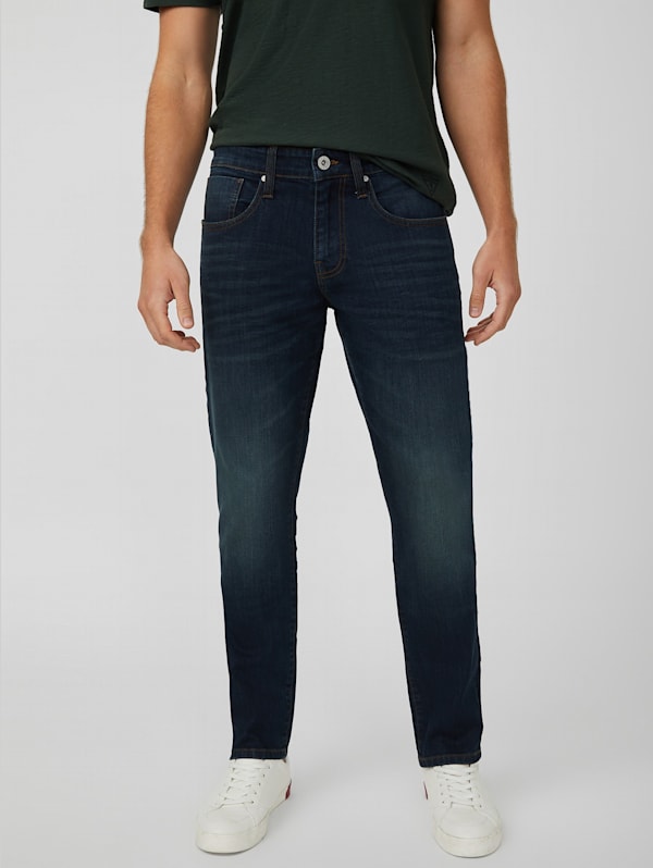 Guess mens jeans slim straight online