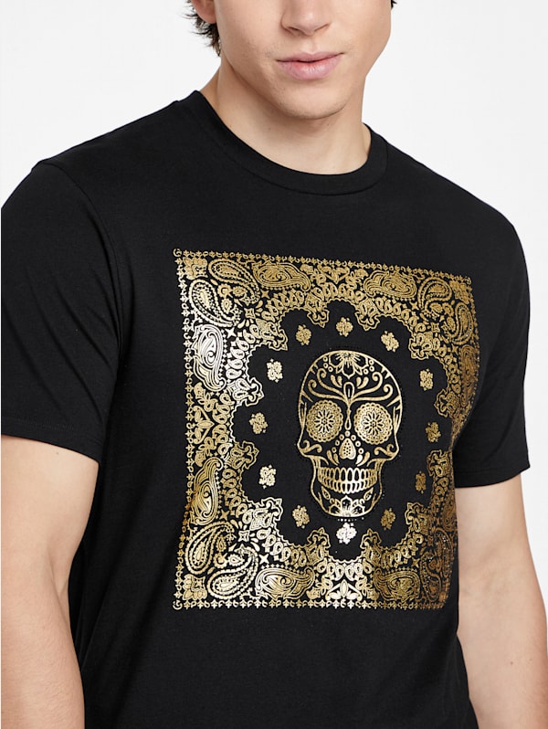 Guess skull shirt sales