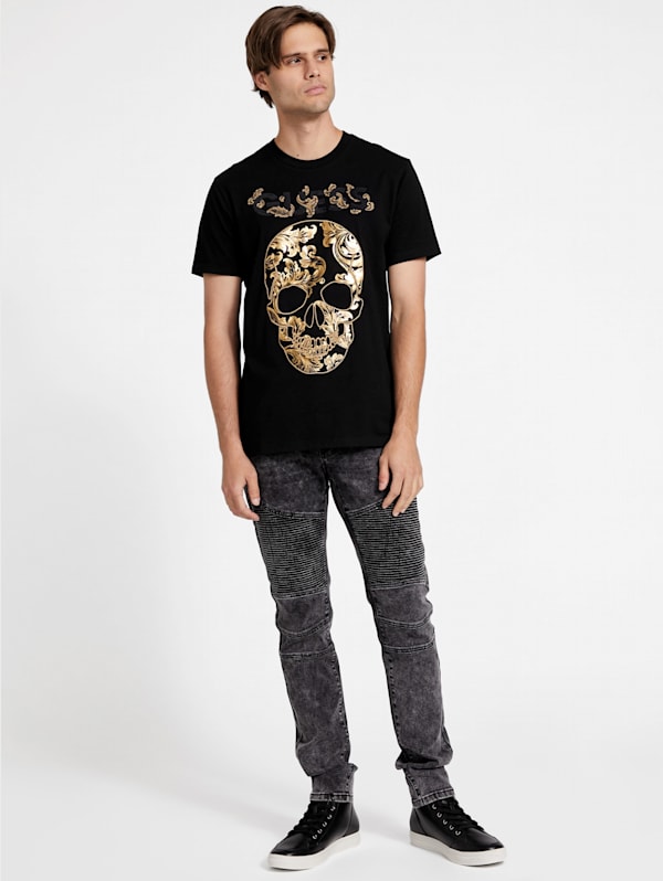 Factory Eco Rorin Skull Tee Black S