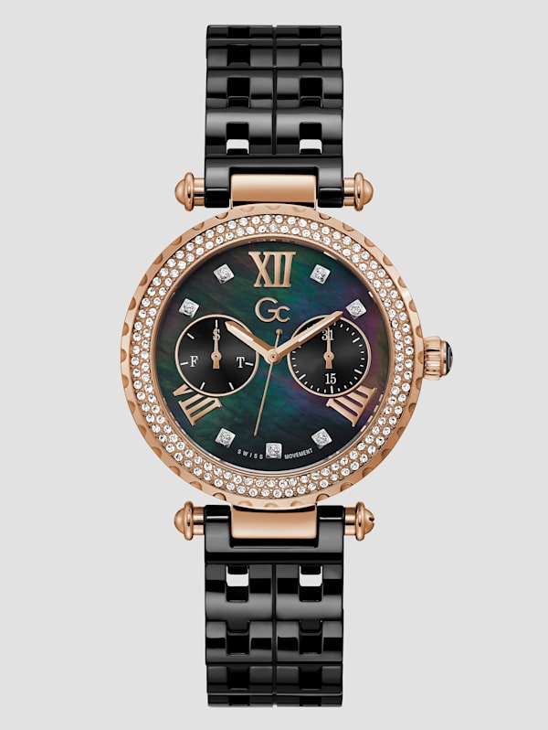 Guess mother of pearl watch discount