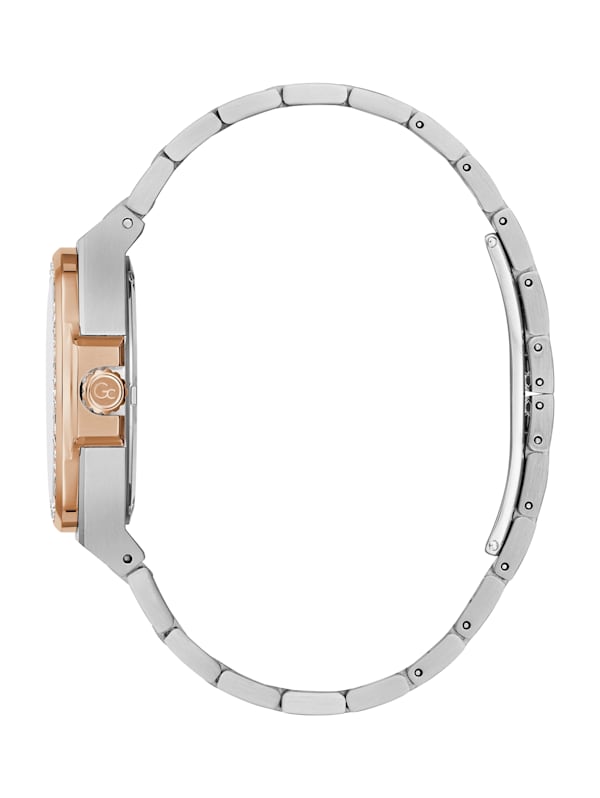 Two Tone and Mother of Pearl Analog Watch GUESS Canada