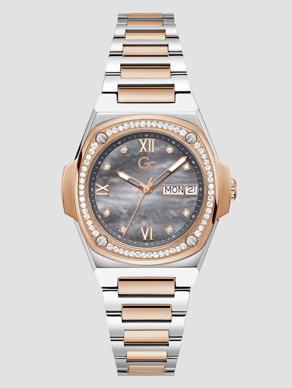 Guess mother of pearl watch sale