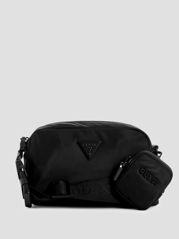 GUESS Latona Nylon Sling Bag Black One Size