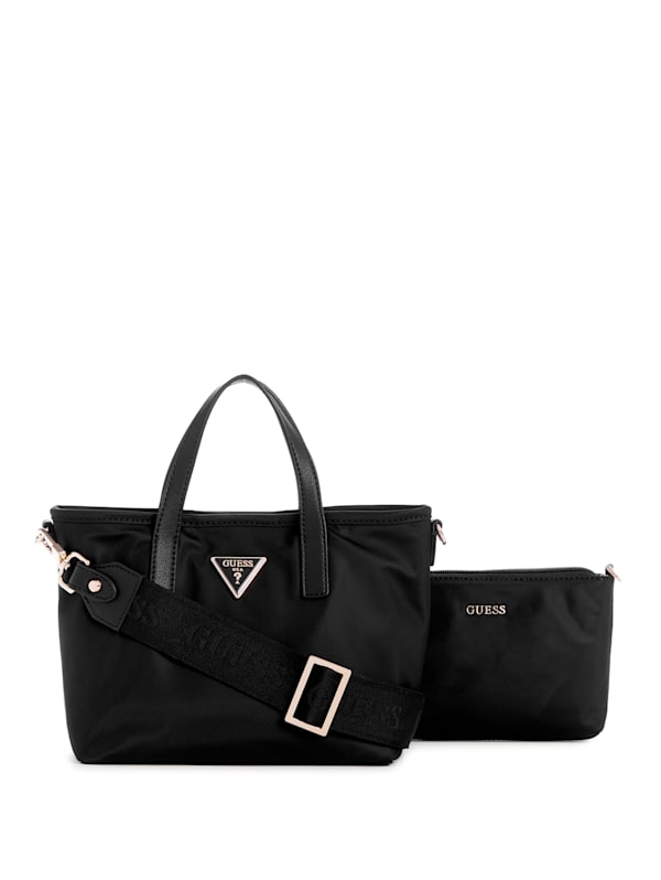 GUESS Latona Nylon Mini Tote Black One Size