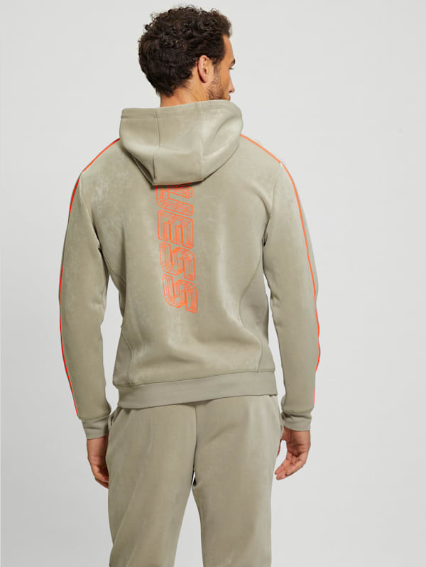 Randell Faux-Suede Hoodie | GUESS