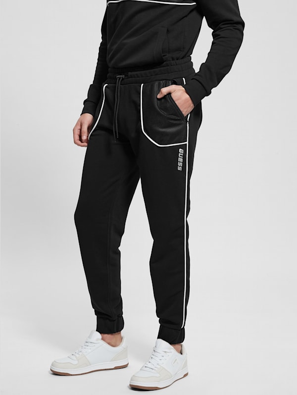 GUESS Lugh Cuffed Joggers Black S