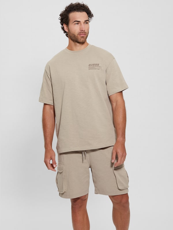 GUESS Eco Nilo Oversized Tee Beige L