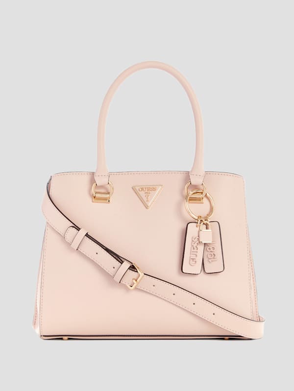 GUESS Noelle Girlfriend Satchel Pink One Size