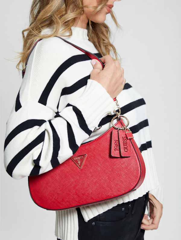 Guess red sling bag hot sale