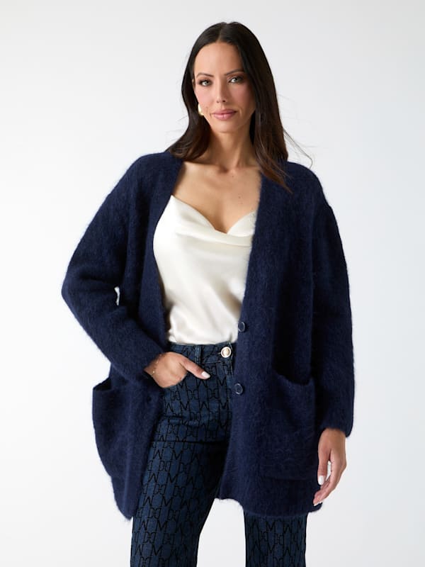 Michaela Alpaca-Blend Cardigan