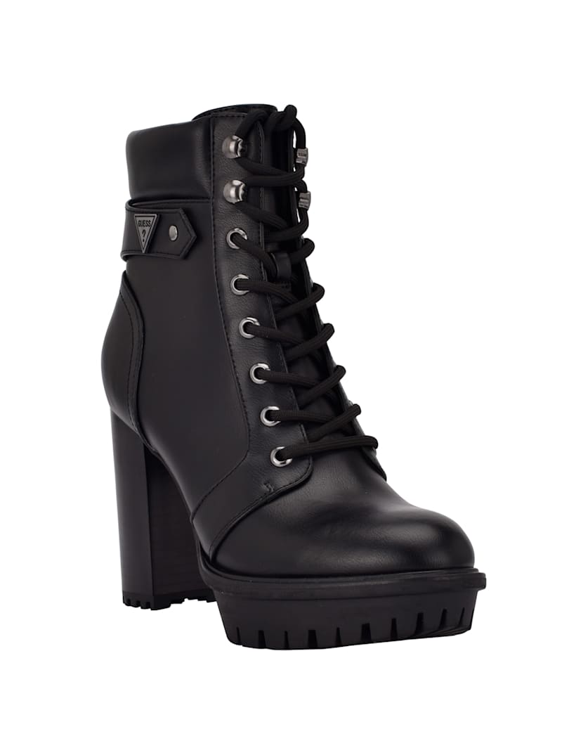 Emmalee Combat Booties | GUESS Factory