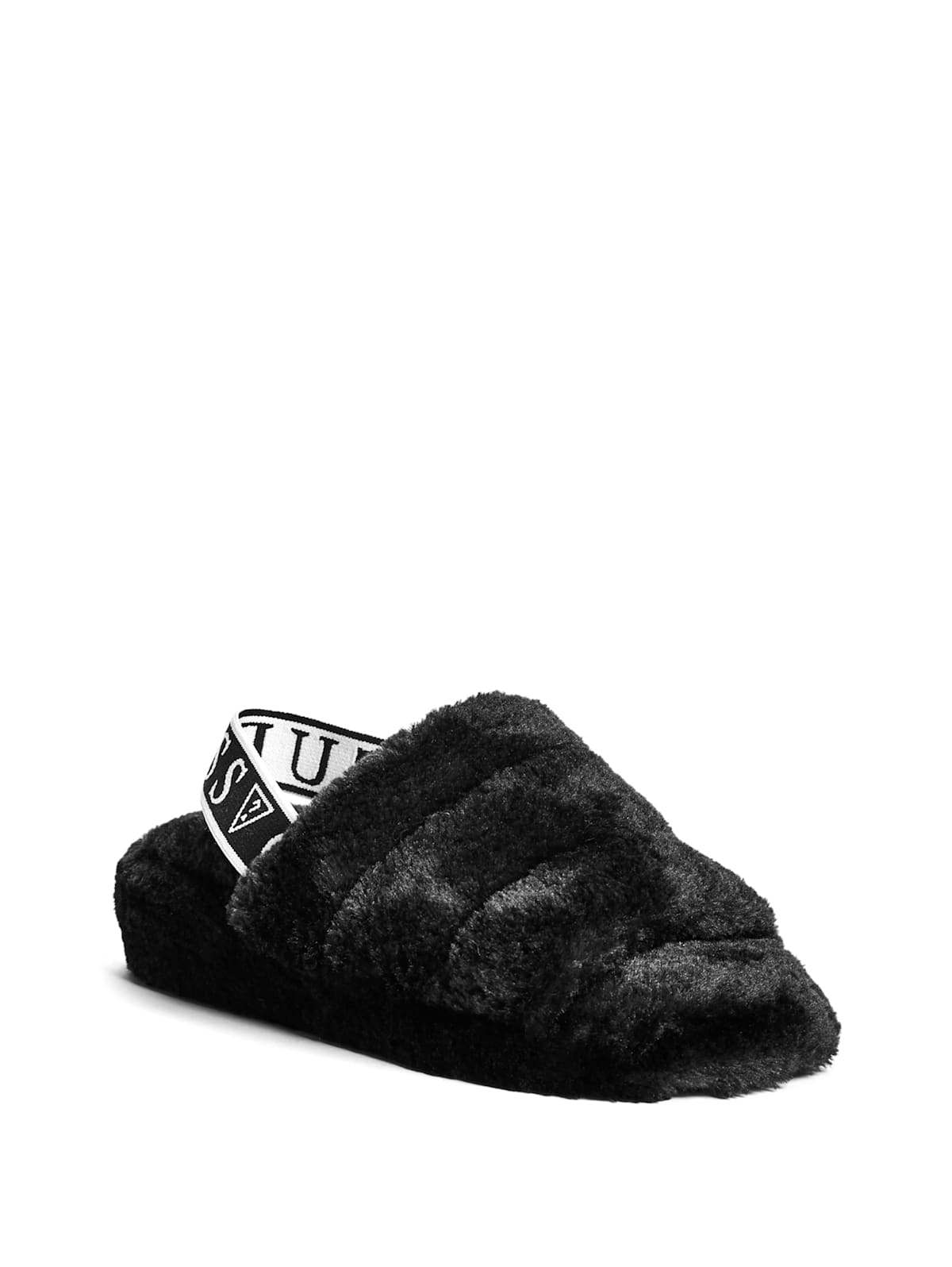 Guess black slippers Clearance