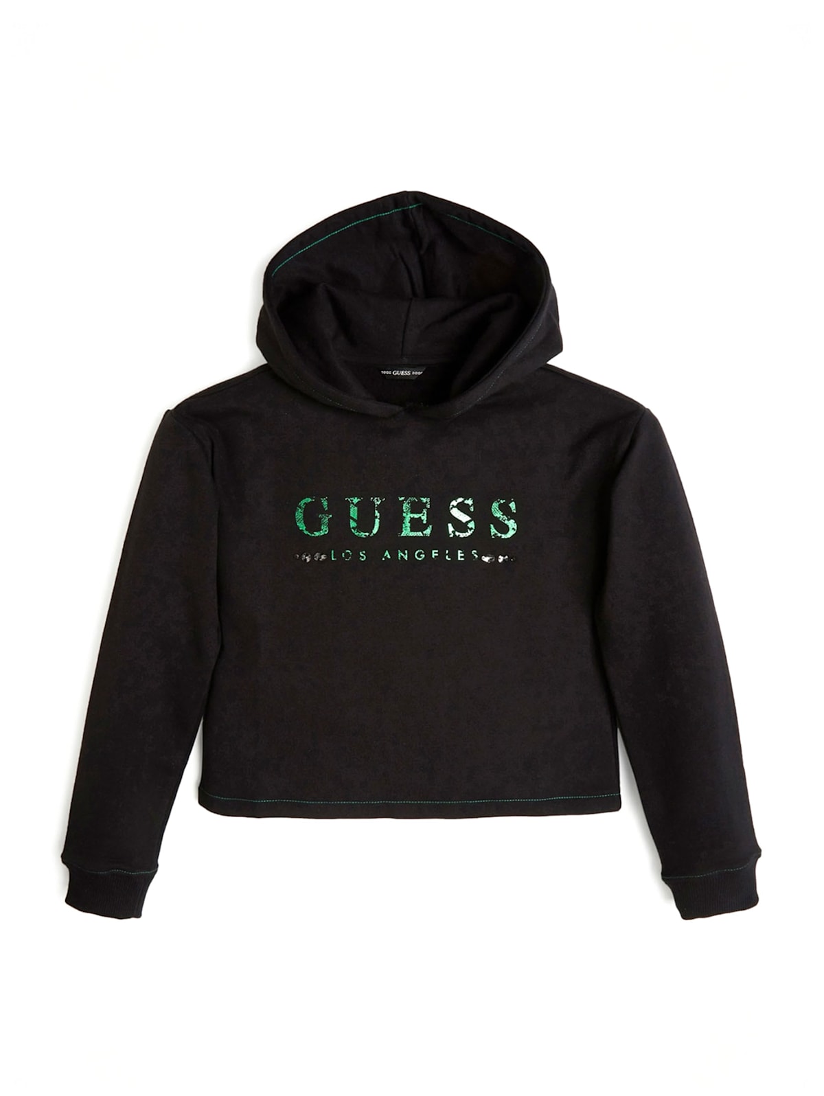 Textured Logo Hoodie 7 14 Guess