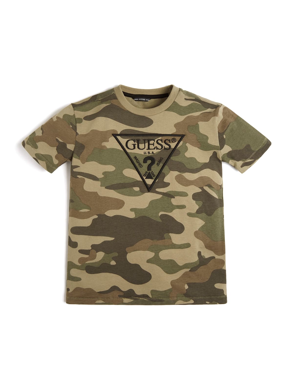 Camo Logo Tee (7-14) | GUESS