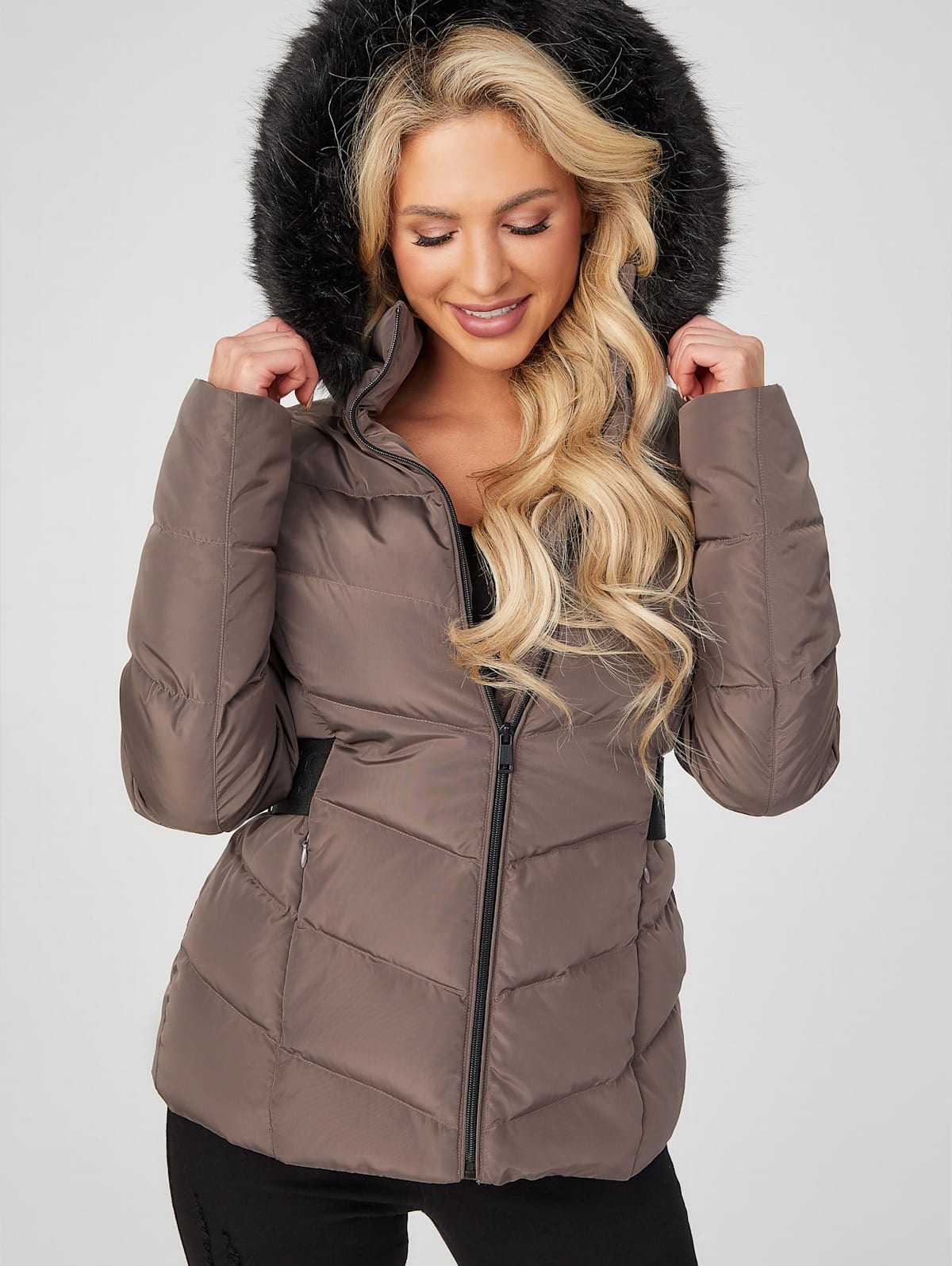 Isidora Down-Fill Puffer Jacket | GUESS Factory