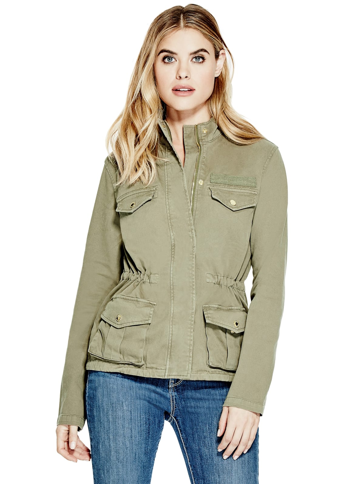 guess insulated anorak coat