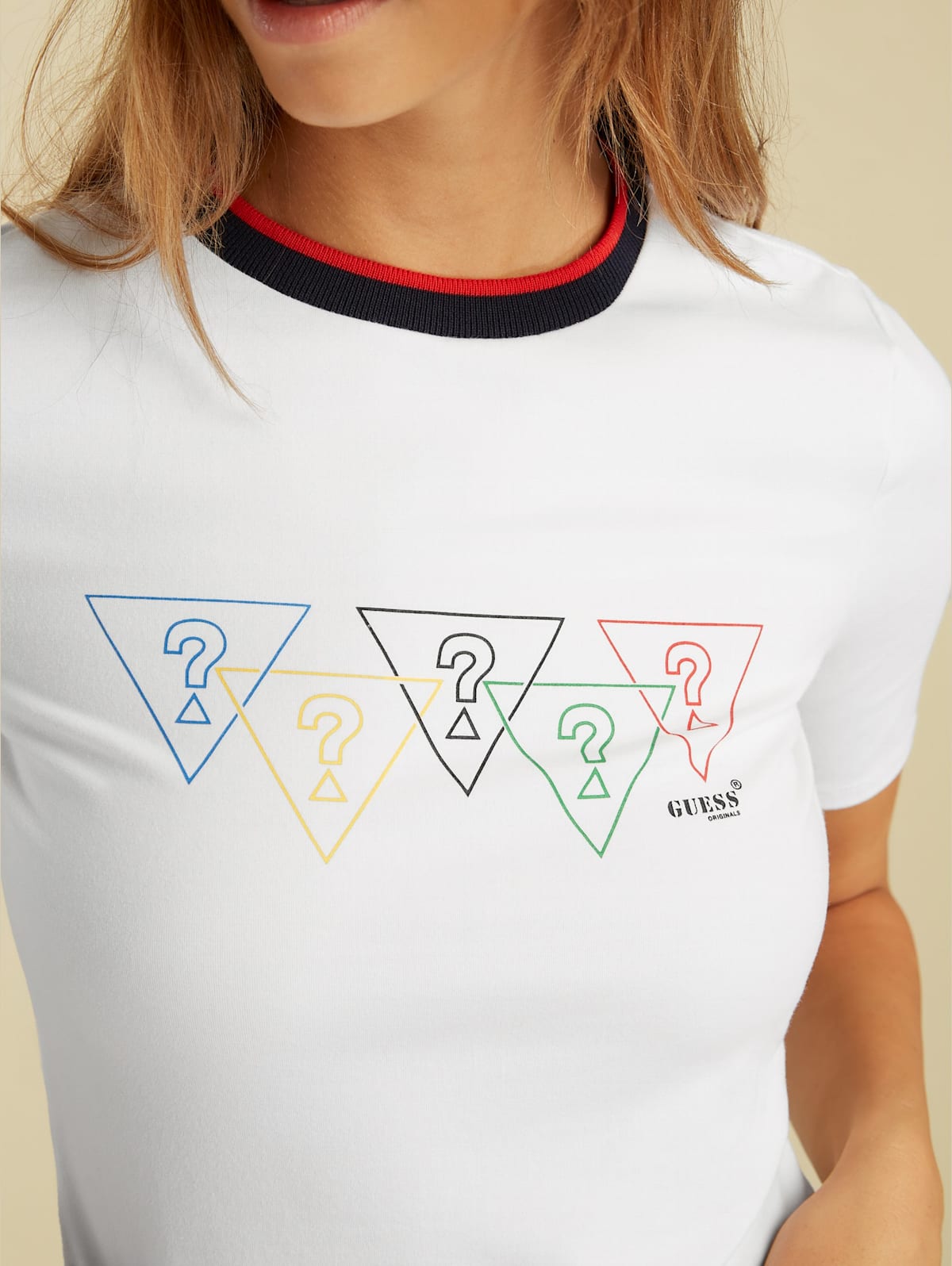 Summer Games Mid Sleeve Tee | GUESS