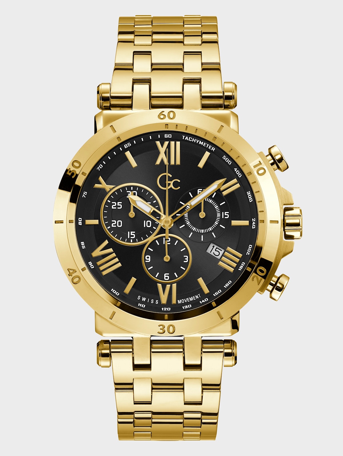 Gc watch black and gold clearance