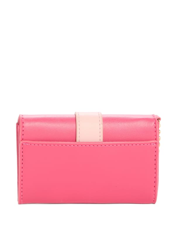 Belted Fold-Over Card Case Keychain | GUESS Factory Ca