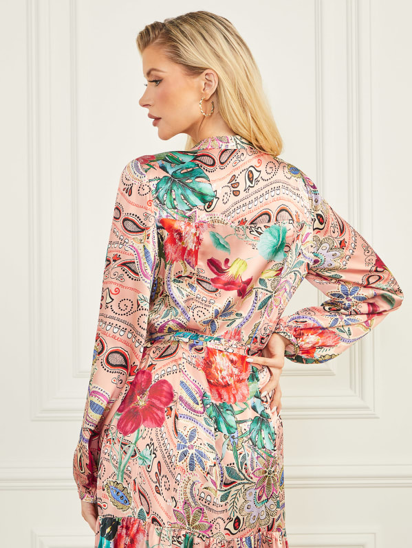 Nomad Silk Maxi Dress | Marciano Ca