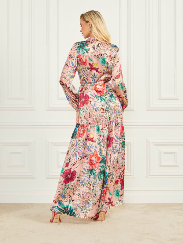 Nomad Silk Maxi Dress | Marciano Ca