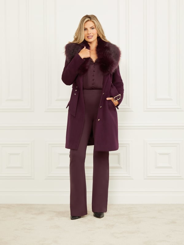 Loreta Wool-Blend Coat | Marciano Loreta Wool-Blend Coat | Marciano