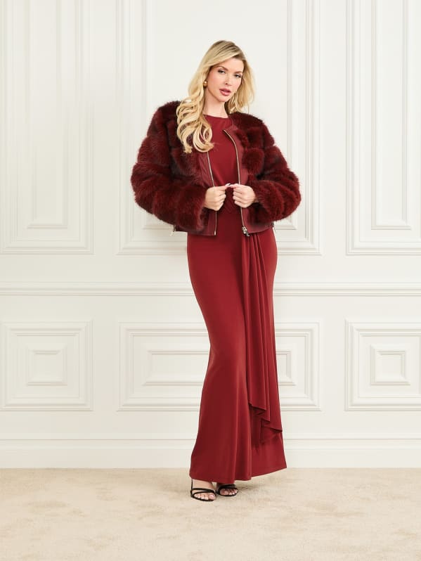 Arielle Cropped Faux-Fur Jacket | Marciano