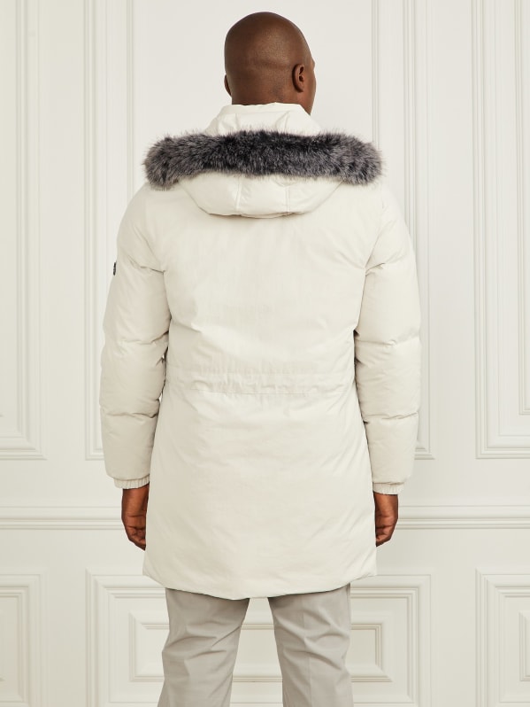 Real Down Long Jacket | GUESS Canada