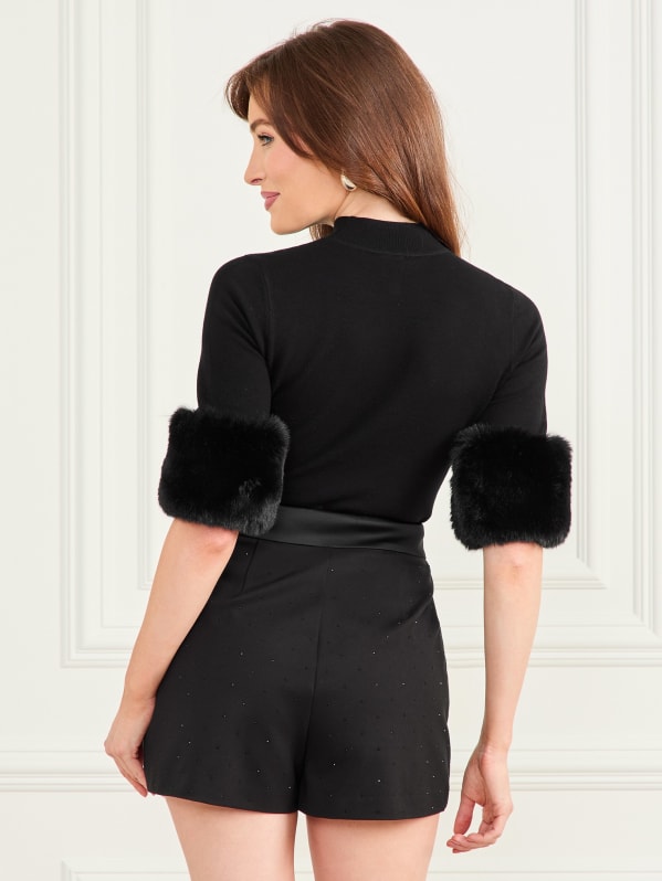 トップス Aura cable knit tops Black 69-