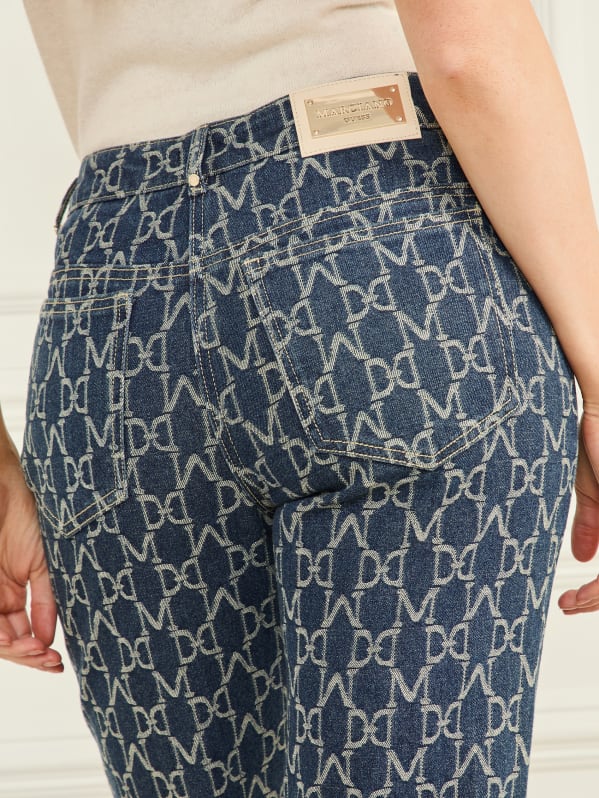 Bea Monogram Denim Pant | Marciano Bea Monogram Denim Pant | Marciano