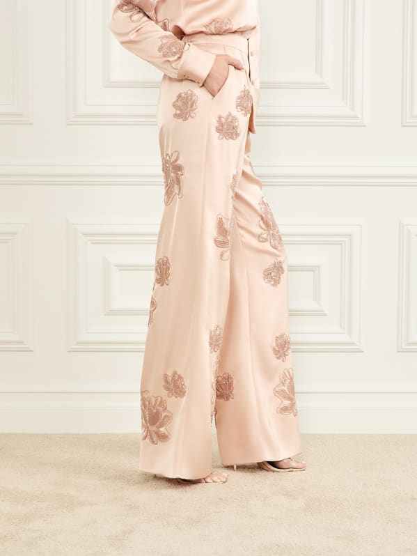 Gwen Embroidered Flower Pant | Marciano Gwen Embroidered Flower Pant | Marciano
