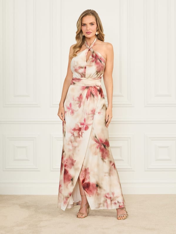 Midi Skirt with Floral Print | van Laack