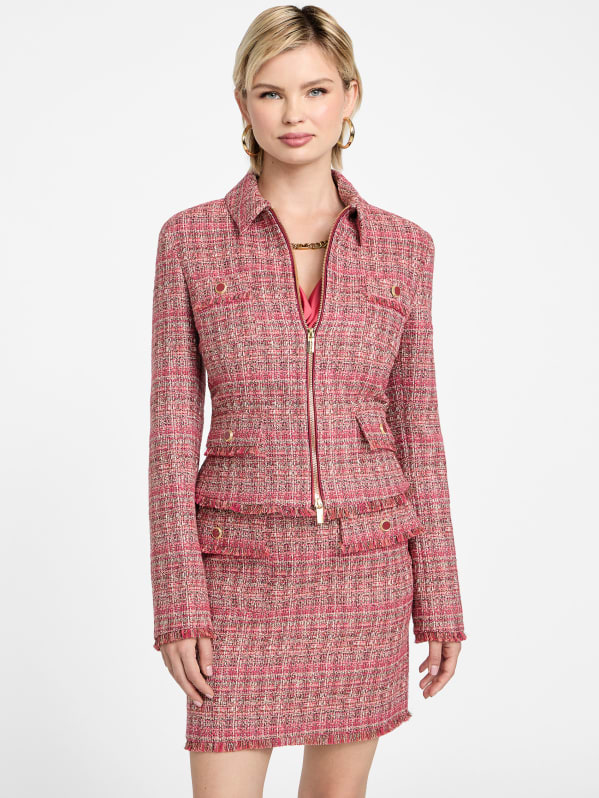 Send in mid-April】【pink petale】Grace Tweed Jacket