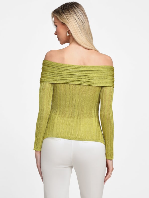 ◆SATUR◆ Ibiza Citron Summer Graphic Mesh Knit Natural Gree Designer fashion, Seoul-fully created | W Concept