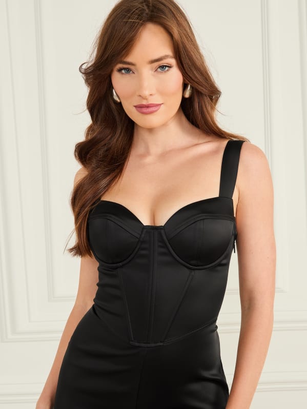 Kimora Satin Jumpsuit | GUESS Kimora Satin Jumpsuit | GUESS