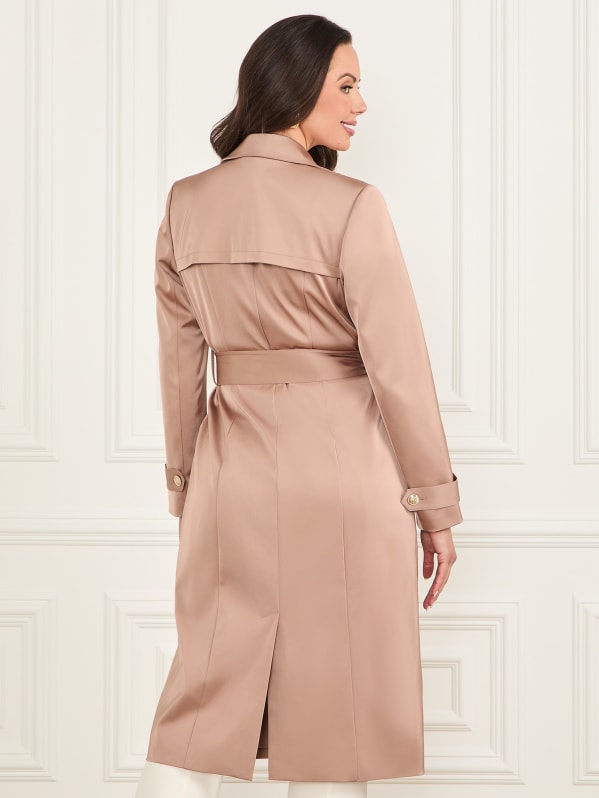 Eleonor Satin Wrap Trench | Marciano