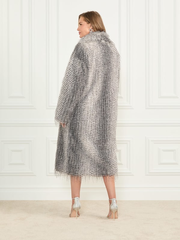 新品Her lip to Convertible Faux Fur Coat